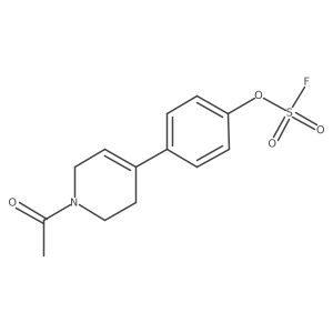 1-Acetyl-4-(4-fluorosulfonyloxyphenyl)-3,6-dihydro-2H-pyridine结构式