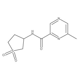 N-(1,1-dioxo-1lambda6-thiolan-3-yl)-6-methylpyrazine-2-carboxamide Structure