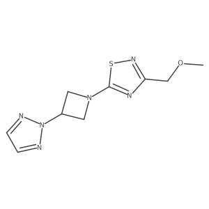 3-(methoxymethyl)-5-[3-(2H-1,2,3-triazol-2-yl)azetidin-1-yl]-1,2,4-thiadiazole Structure