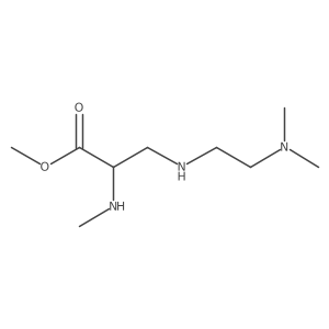 Methyl 3-{[2-(dimethylamino)ethyl]amino}-2-(methylamino)propanoate Structure