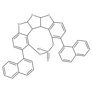 (S,S,S,S)-3,6-(Dinaphthalen-1-yl)[5]oxahelicenoid chiral phosphoric acids Structure