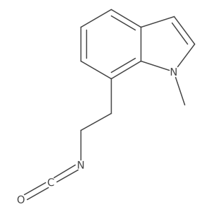 7-(2-isocyanatoethyl)-1-methyl-1H-indole结构式