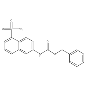 benzyl N-(5-sulfamoylnaphthalen-2-yl)carbamate Structure