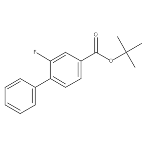 Tert-butyl2-fluoro-[1,1'-biphenyl]-4-carboxylate Structure