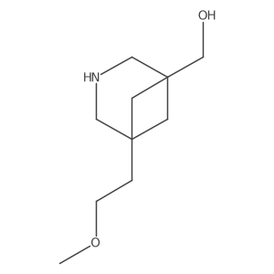 [5-(2-Methoxyethyl)-3-azabicyclo[3.1.1]heptan-1-yl]methanol结构式
