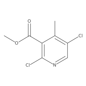 Methyl 2,5-dichloro-4-methylnicotinate Structure