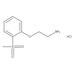 2-(2-Methanesulfonylphenoxy)ethan-1-amine hydrochloride结构式