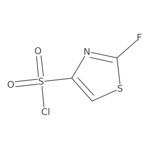 2-Fluoro-1,3-thiazole-4-sulfonyl chloride结构式