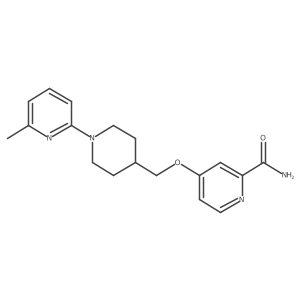 4-{[1-(6-Methylpyridin-2-yl)piperidin-4-yl]methoxy}pyridine-2-carboxamide结构式