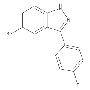 5-bromo-3-(4-fluorophenyl)-1H-indazole Structure
