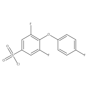 4-(4-Fluorophenoxy)-3,5-difluorophenylsulfonyl chloride Structure