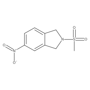 2,3-Dihydro-2-(methylsulfonyl)-5-nitro-1H-isoindole结构式