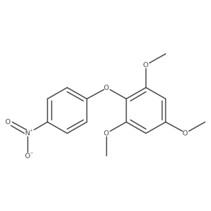 1,3,5-Trimethoxy-2-(4-nitrophenoxy)benzene结构式