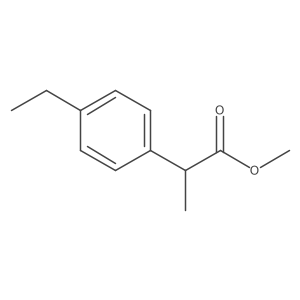 Methyl 2-(4-ethylphenyl)propanoate Structure