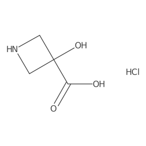 3-Hydroxyazetidine-3-carboxylic acid hydrochloride Structure