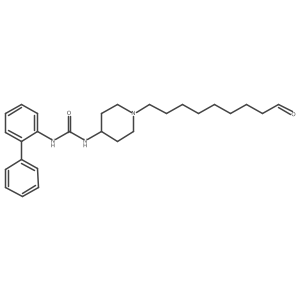 1-([1,1'-Biphenyl]-2-yl)-3-(1-(9-oxononyl)piperidin-4-yl)urea结构式