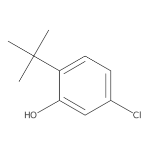 2-Tert-butyl-5-chlorophenol结构式