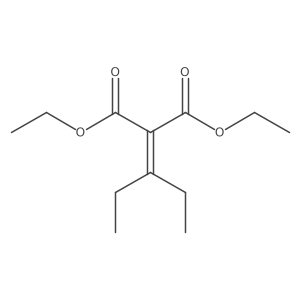 1,3-Diethyl 2-(1-ethylpropylidene)propanedioate Structure