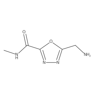 5-(aminomethyl)-N-methyl-1,3,4-oxadiazole-2-carboxamide Structure