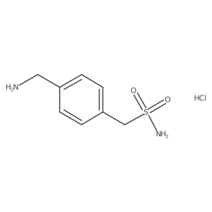 1-[4-(Aminomethyl)phenyl]methanesulfonamide hydrochloride Structure