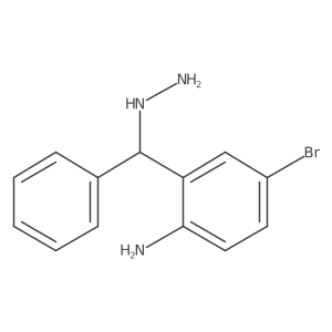 4-Bromo-2-(hydrazinylphenylmethyl)benzenamine Structure