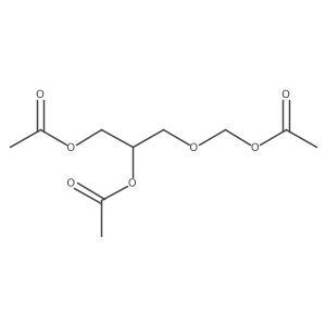 1,2-Propanediol, 3-[(acetyloxy)methoxy]-, 1,2-diacetate结构式