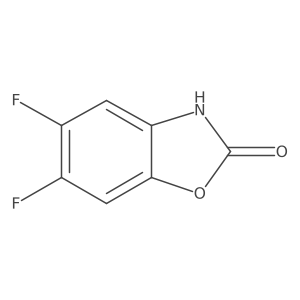 5,6-difluorobenzo[d]oxazol-2(3H)-one结构式