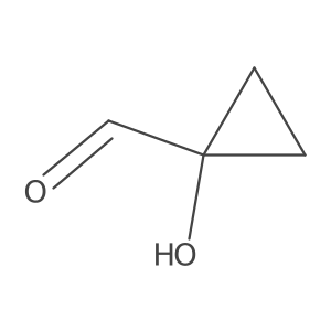 1-Hydroxycyclopropane-1-carbaldehyde Structure