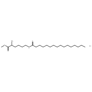 H-L-Lys(Palm)-OMe*HCl Structure