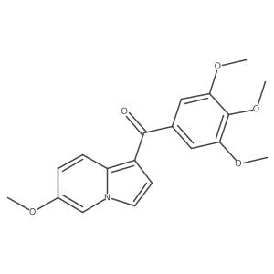 (6-Methoxy-1-indolizinyl)(3,4,5-trimethoxyphenyl)methanone Structure