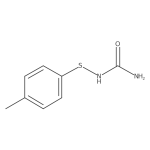 N-[(4-Methylphenyl)thio]urea Structure