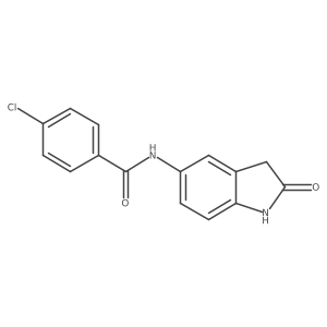 4-chloro-N-(2-oxoindolin-5-yl)benzamide Structure