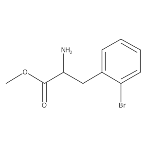 Methyl (S)-2-amino-3-(2-bromophenyl)propanoate结构式