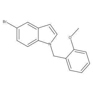 1-(2-Methoxybenzyl)-5-bromo-1h-indole Structure