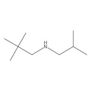 (2,2-Dimethylpropyl)(2-methylpropyl)amine Structure