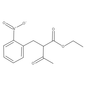 2-(2-Nitrobenzyl)-3-oxo-butyric acid ethyl ester结构式