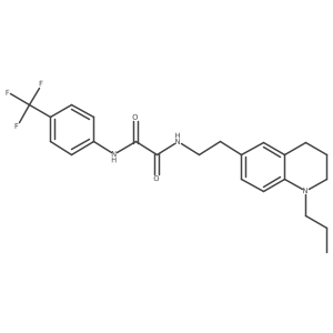 N-[2-(1-propyl-1,2,3,4-tetrahydroquinolin-6-yl)ethyl]-N'-[4-(trifluoromethyl)phenyl]ethanediamide Structure