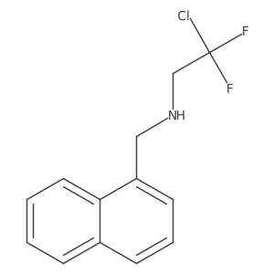 (2-Chloro-2,2-difluoroethyl)[(naphthalen-1-yl)methyl]amine Structure