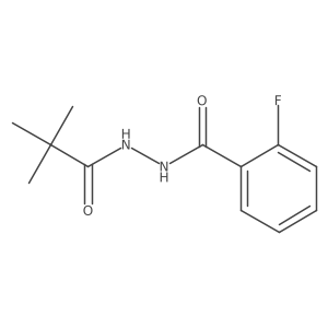 N'-(2,2-dimethylpropanoyl)-2-fluorobenzohydrazide结构式