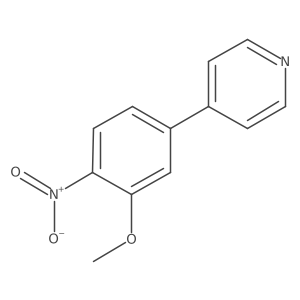 4-[3-(Methyloxy)-4-nitrophenyl]pyridine Structure