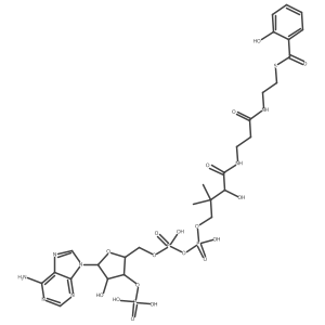 2-hydroxybenzoyl-CoA Structure