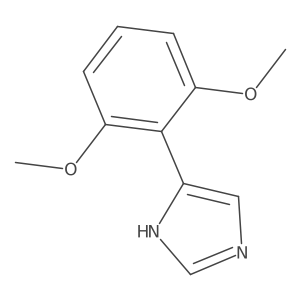 4-(2,6-Dimethoxyphenyl)-1H-imidazole结构式