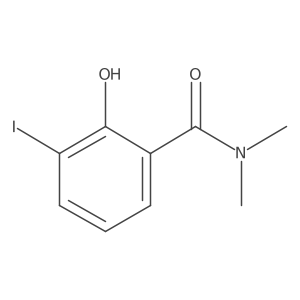 2-Hydroxy-3-iodo-N,N-dimethylbenzamide Structure