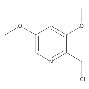 2-(Chloromethyl)-3,5-dimethoxypyridine Structure