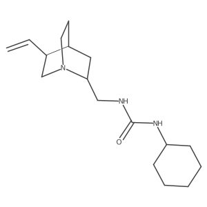 1-cyclohexyl-3-(((3R,4S,7R)-3-vinylquinuclidin-7-yl)methyl)urea结构式