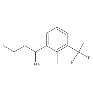 (S)-1-(2-Methyl-3-(trifluoromethyl)phenyl)butan-1-amine Structure