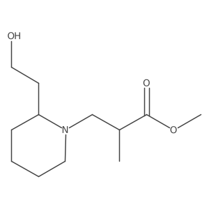 Methyl 2-(2-hydroxyethyl)-I+/--methyl-1-piperidinepropanoate Structure