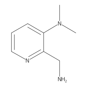 2-(aminomethyl)-N,N-dimethylpyridin-3-amine结构式