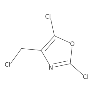 2,5-Dichloro-4-(chloromethyl)oxazole Structure