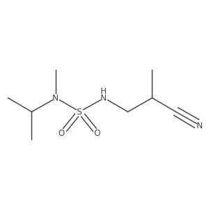 n inverted exclamation marka-(2-cYanopropyl)-n-methyl-n-(1-methylethyl)sulfamide结构式